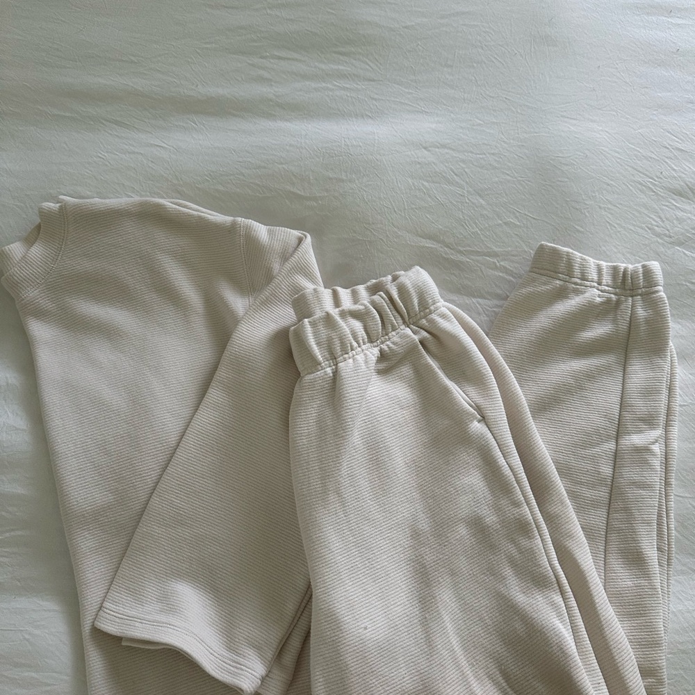 Target Cream Women's ribbed sweater & Joggers